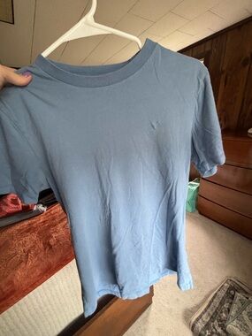 American Eagle Light Blue Crewneck T-Shirt